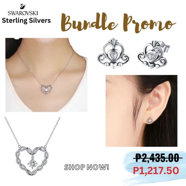 Timeless Princess Duo Earrings & Necklace